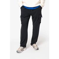 Pantalón tipo cargo ecorresponsable efecto lavado french terry hombre
