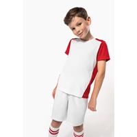 Camiseta de deporte ecorresponsable bicolor infantil