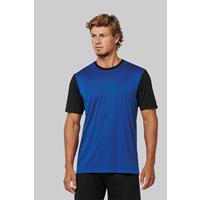 Camiseta multideporte bicolor de manga corta unisex