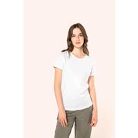 Camiseta supima® cuello redondo manga corta mujer