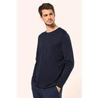 Camiseta supima® cuello redondo manga larga hombre