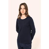 Camiseta supima® cuello redondo manga larga mujer