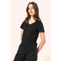 Camiseta supima® cuello de pico manga corta mujer