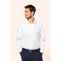 Camisa oxford pinpoint manga larga hombre