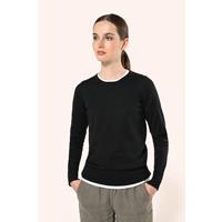 Jersey supima® cuello redondo mujer