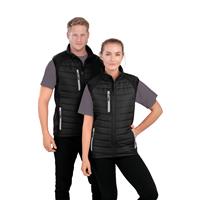 Chaleco softshell black compass acolchado reciclado