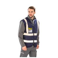 Chaleco de seguridad con cremallera