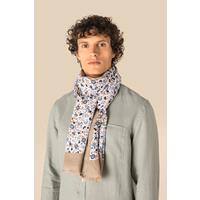 Fular con estampado floral unisex
