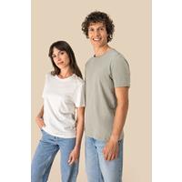 Camiseta ecorresponsable algodón orgánico y lino unisex