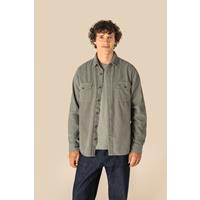 Sobrecamisa ecorresponsable efecto lavado de pana hombre