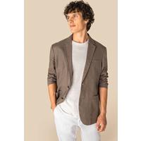 Blazer efecto lavado de lino hombre
