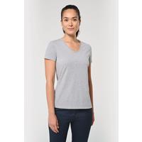 Camiseta ecorresponsable antibacteriana cuello de pico mujer