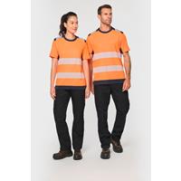 Camiseta de seguridad reciclada manga corta unisex