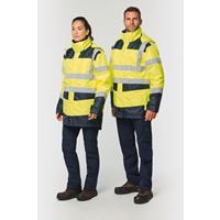Parka de seguridad reciclada 4 en 1 unisex