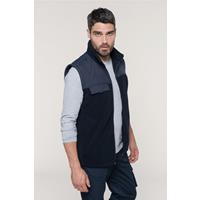 Chaqueta polar con mangas amovibles hombre