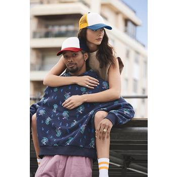 Gorra trucker de 5 paneles multicolor<br/>