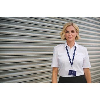 Camisa de piloto mujer manga corta