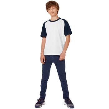 Camiseta baseball bicolor niños