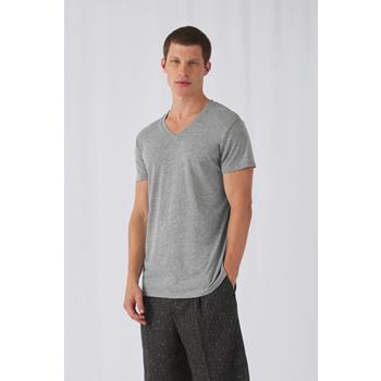 Camiseta triblend cuello de pico hombre