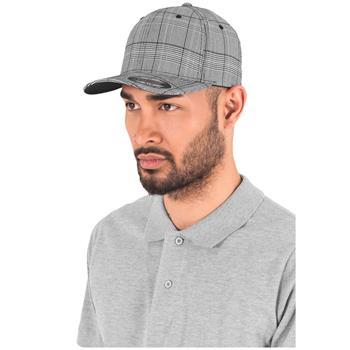 Gorra con motivo príncipe de gales