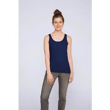 Camiseta softstyle sin mangas mujer