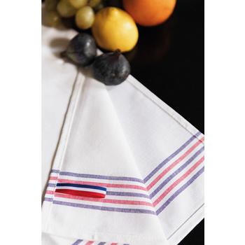 Paño de cocina con 5 rayas "origine france garantie"