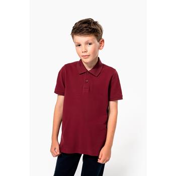 Polo de punto piqué bio180 infantil