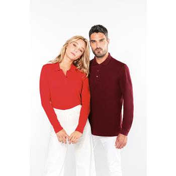 Polo manga larga mujer
