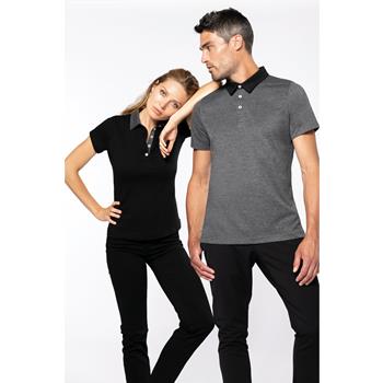 Polo jersey bicolor hombre