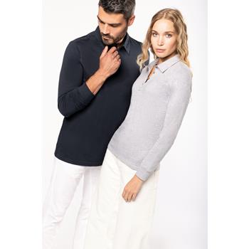Polo jersey manga larga mujer