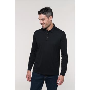 Polo jersey manga larga hombre