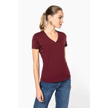 Camiseta bio150 cuello de pico mujer
