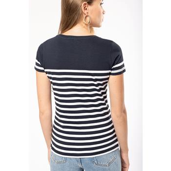 Camiseta marinera algodón orgánico mujer