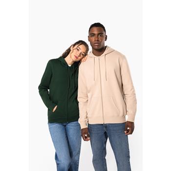 Sudadera con capucha y cremallera reciclada unisex