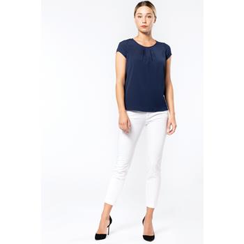 Blusa crepe mujer