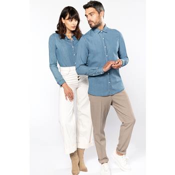 Camisa denim hombre