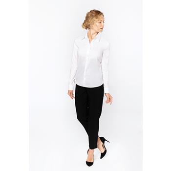 Camisa oxford manga larga mujer