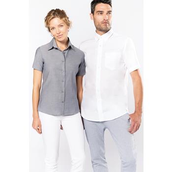 Camisa oxford manga corta hombre