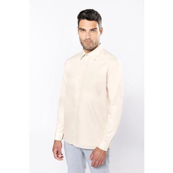 Camisa popelina de polialgodón de fácil cuidado hombre