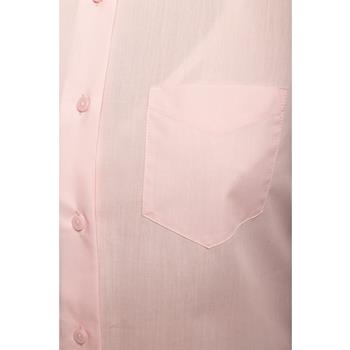 Camisa popelina de polialgodón manga 3/4 de fácil cuidado mujer