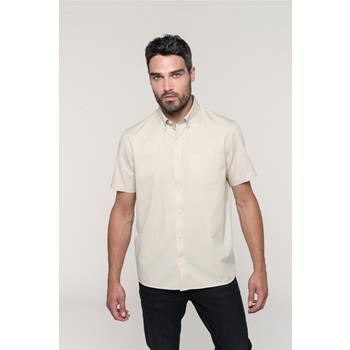 Camisa de algodón ariana iii manga corta hombre
