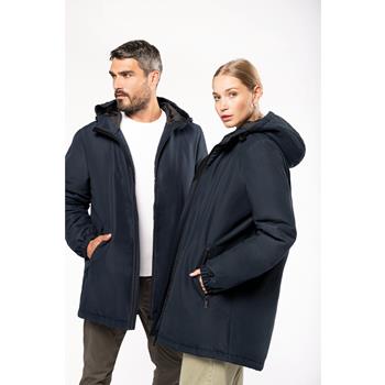 Parka con capucha reciclada unisex