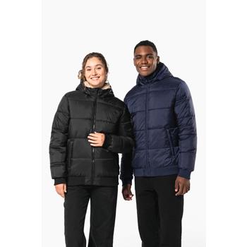Chaqueta ripstop reciclada con capucha unisex