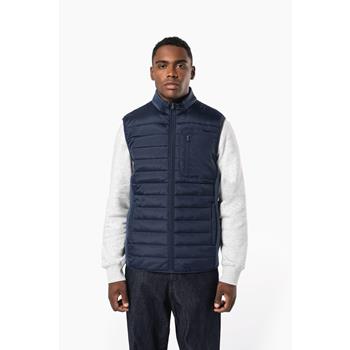 Chaleco bimaterial hombre