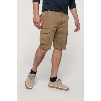 Bermuda multibolsillos hombre
