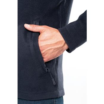 Chaqueta micropolar con cremallera hombre