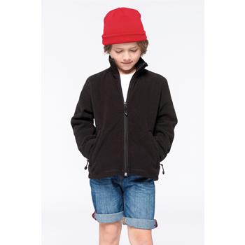 Chaqueta micropolar con cremallera infantil