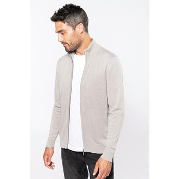 Chaqueta de punto con cremallera hombre