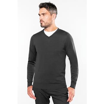 Jersey cuello de pico hombre