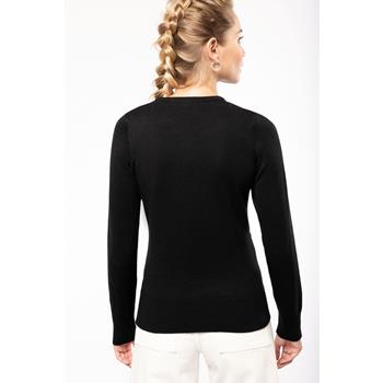 Jersey cuello redondo manga larga mujer